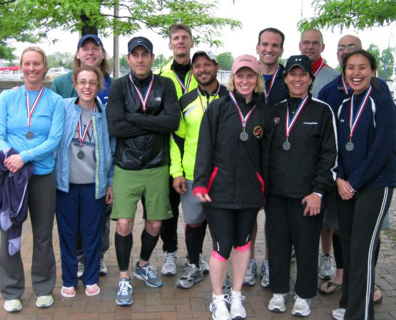 at the finish AOR