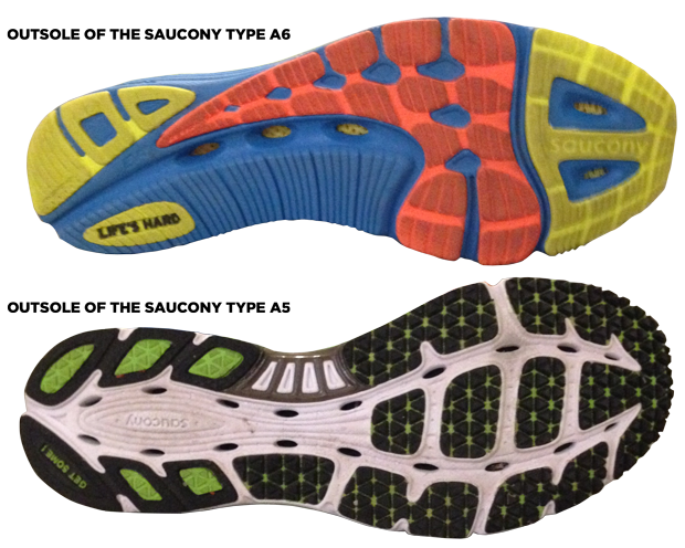 saucony a5 vs a6