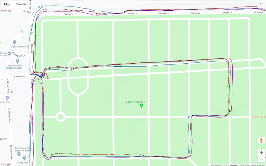 coros apex pro gps map