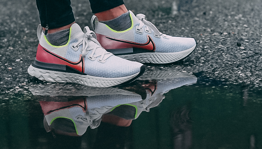 nike react infinity run flat feet