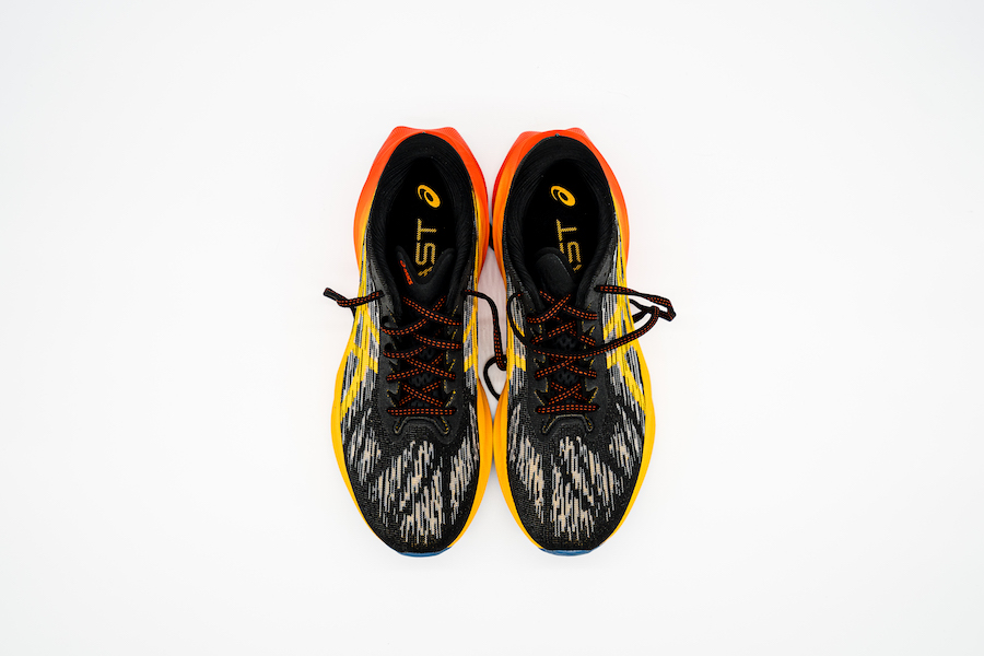 asics novablast 3 - top view